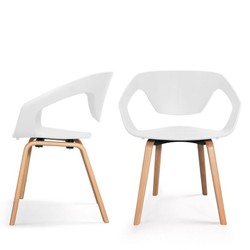 Lot de 2 chaises design scandinave Danwood