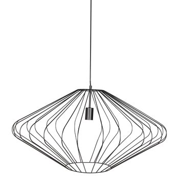 DOUGLAS Suspension en métal noir D.81 cm